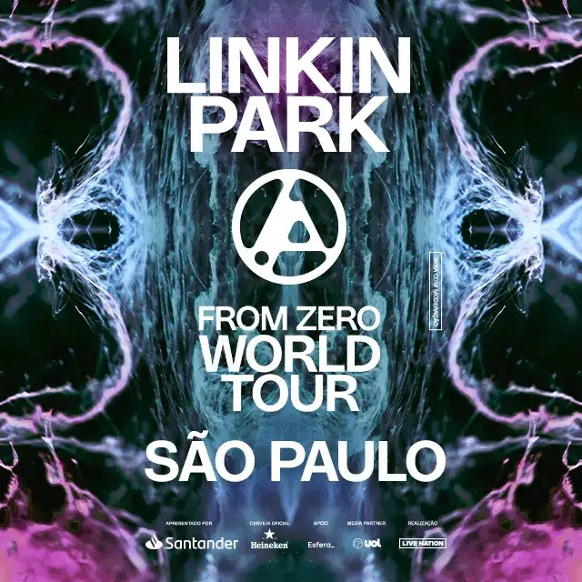 Show Linking Park Brasil 2024 - Santander na Música